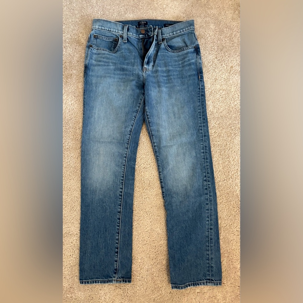 J. Crew Men's Straight Blue Jeans